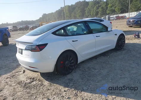 2022 Tesla Model 3 Performance Dual Motor All-Wheel Drive из США, поврежденный, VIN 5YJ3E1EC4NF105088